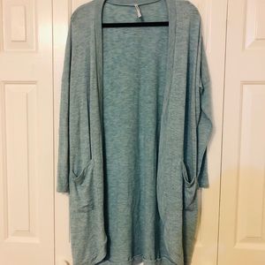 Light blue cardigan